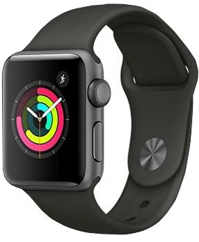 

Apple Watch Series 3 42mm Space Gray Aluminum Case with Gray Sport Band MR362