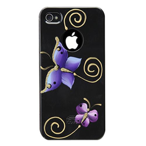 

Панель для iPhone 5/5S iCover Hand Printing Butterfly Black