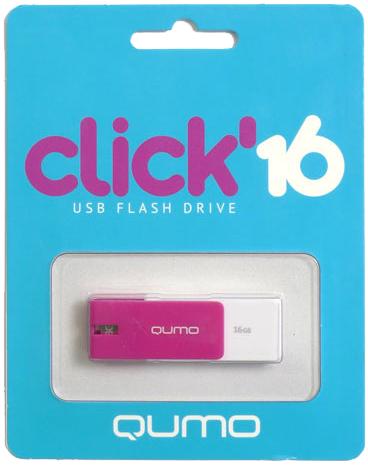 

USB-накопитель Qumo Click USB 2.0 16GB Violet