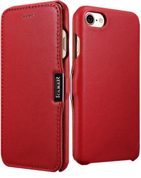

Чехол для iphone 7/8 iCarer RI703 luxury Series Side-Open Красный