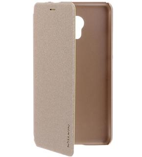 

Чехол Nillkin для Meizu M3S mini FlipCover gold