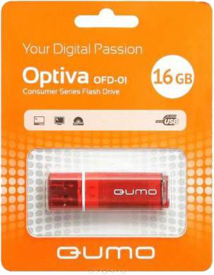

USB-накопитель Qumo Optiva 01 USB 2.0 16GB Red