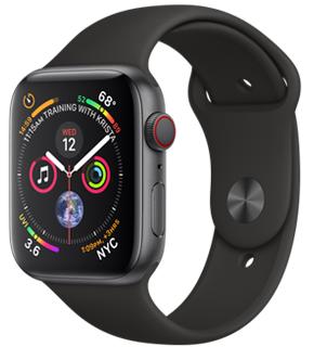 

Apple Watch Series 4 GPS 40mm Space Gray Aluminum Case with Black Sport Band MU662