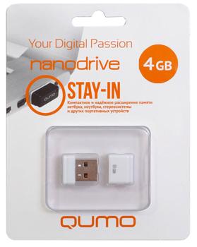 

USB-накопитель Qumo Nano USB 2.0 4GB 4 Gb
