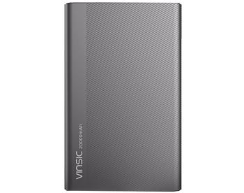

Внешний аккумулятор универсальный Vinsic 20000 mAh (VSPB304), 2 USB по 2.4А, Grey