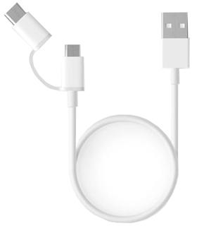 

Кабель Xiaomi ZMI 2in1 USB Type-C/Micro 100см (AL501) White