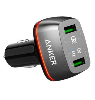 

АЗУ Anker 42W 4.8А, 2 USB PowerIQ и Quick Charge 3.0