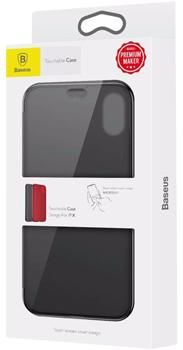 

Чехол для iphone X Baseus Touchable Case Black