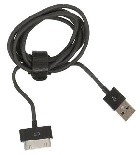 

Кабель 30 pin для Apple Deppa 1.2m черный