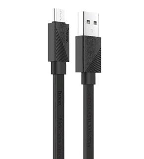 

MicroUSB кабель Hoco U34 LingYing 1.2 m Black