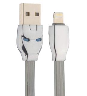 

MicroUSB кабель Hoco U14 Steel Man 1.2 m Gray