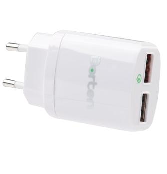 

Сетевое зарядное устройство Dorten Dual USB Quick Charger QC 3.0 White