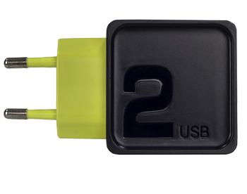 

Сетевое зарядное устройство Rock Sugar Travel Charger 2 USB, 2.4A (RWC0239) Black