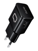 Сетевое зарядное устройство Qumo Energy (Charger 001), 1 USB, 1A, черный