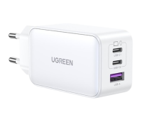Сетевое зарядное устройство Ugreen CD244, 1USB-A+2USB-C, 65W GAN White Сетевое зарядное устройство Ugreen CD244, 1USB-A+2USB-C, 65W GAN White