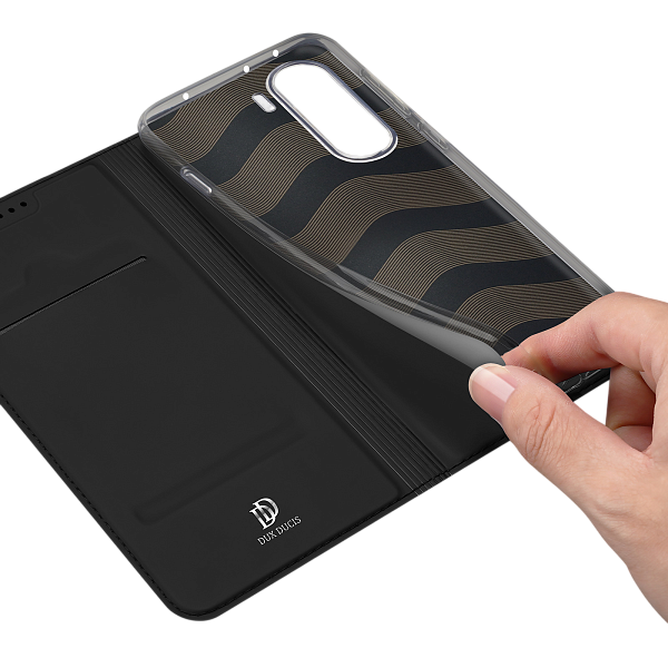 Чехол книжка для OnePlus Nord CE6 Lite, Dux Ducis, серия Skin Pro Series, черный