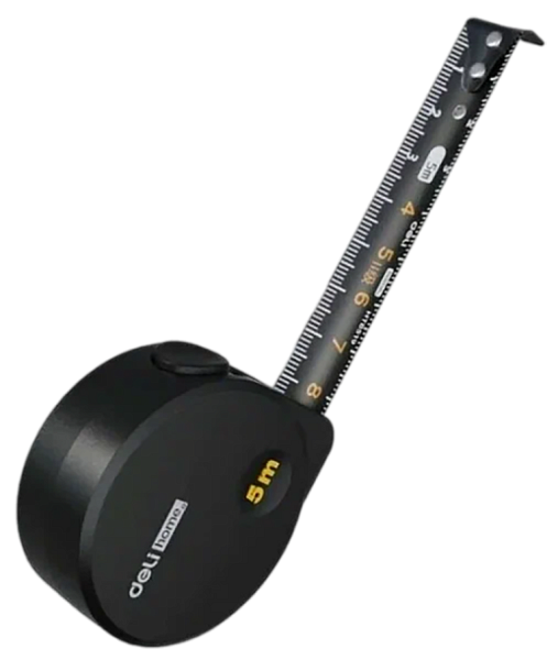 Рулетка Xiaomi Deli Home Series 5m HT8519 Black