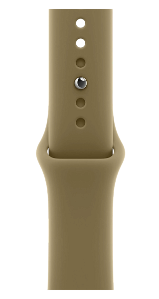 Apple Watch Series 12 GPS 42mm Aluminium Case with Dark Bronze/Olive Sport Band M/L (MJEG4)