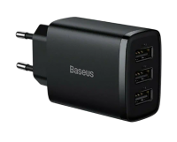 Зарядное устройство Baseus Compact Charger 3U 17W (CCXJ020101) черный