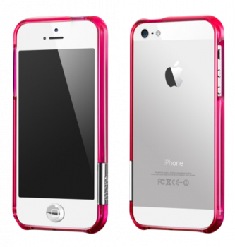 Бампер для iPhone 5 More Color Gem Lucent Jelly Ring