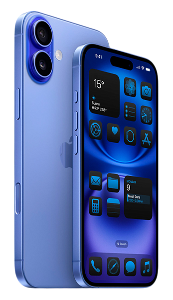 Apple iPhone 16 256ГБ Ultramarine (Синий) Sim+eSim