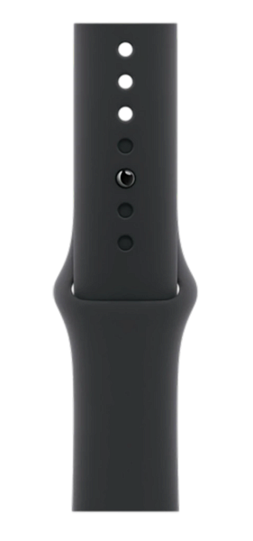 Apple Watch Series 11 GPS 46mm Aluminium Case with Jet Black/Black Sport Band S/M (MEUW4)