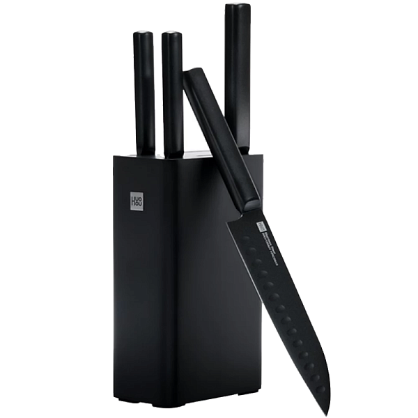 Набор ножей Xiaomi HuoHou Heat Cool Black Non-stick Knife Set HU0076 Black