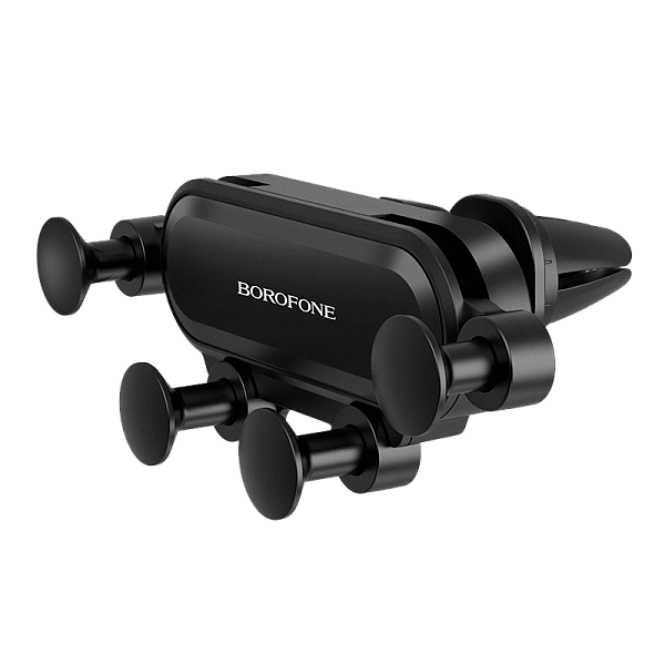 Автомобильный держатель Borofone BH19 Eddie в воздуховод Black