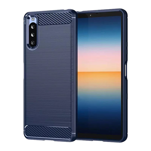Чехол для Sony Xperia 10 IV Caseport Carbon Blue