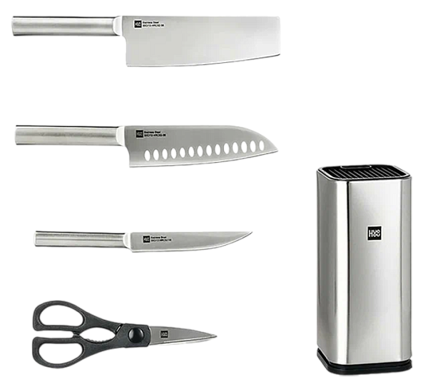 Набор ножей Xiaomi HuoHou Stainless steel kitchen Knife set (HU0095)