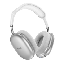 Беспроводные Наушники Hoco W55 Plus Happiness ANC BT серебро Беспроводные Наушники Hoco W55 Plus Happiness ANC BT серебро