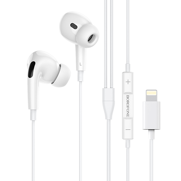 Наушники Borofone BM30 Pro, Original, Jack 3.5мм, 1.2 м, White