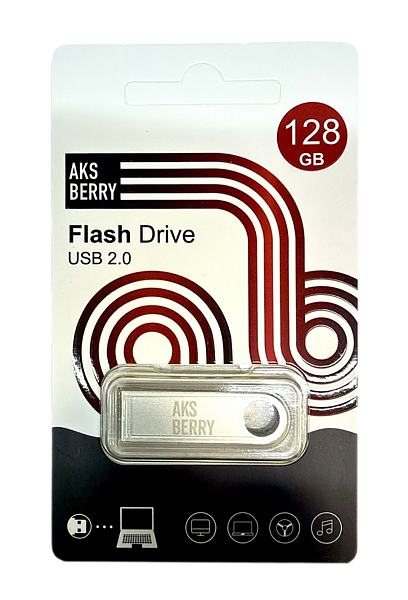 USB-накопитель Aksberry F2 Metal USB 2.0 128gb