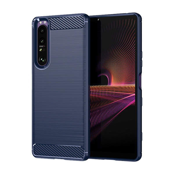 Чехол для Sony Xperia 1 IV Caseport Carbon Blue