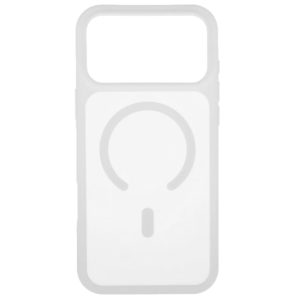 Чехол для iPhone 17 Pro Max, STYLISH CASE ультратонкий 1,5 мм с MagSafe, серый/белый