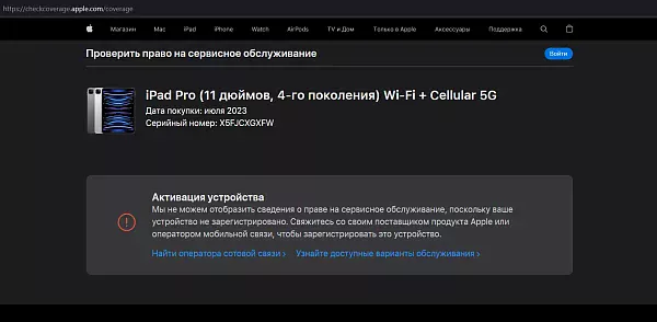 Apple iPad Pro 11 (2022) 256Gb Wi-Fi + Cellular Space Grey (Космический серый) (Global)