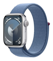 Apple Watch Series 9 GPS 41mm Aluminium Case with Silver/Winter Blue Sport Loop (MR923) Apple Watch Series 9 GPS 41mm Aluminium Case with Silver/Winter Blue Sport Loop (MR923)