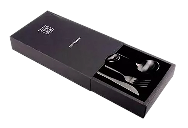 Набор столовых приборов Maison Maxx Stainless Steel Modern Flatware Set (4 предмета) черный