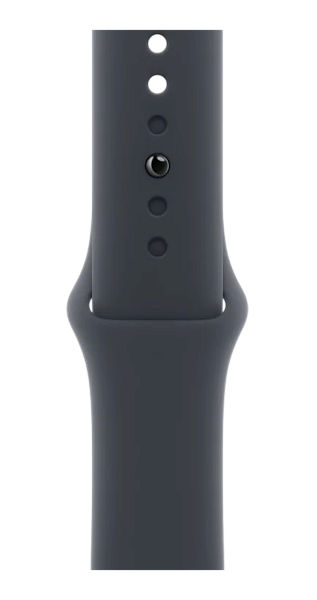 Apple Watch SE (2024) GPS 44mm Aluminum Case with Midnight/Midnight Sport Band S/M (MXEJ3)