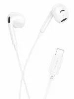 Наушники Borofone BM96 Brilliant, Lightning, 1.2 м White