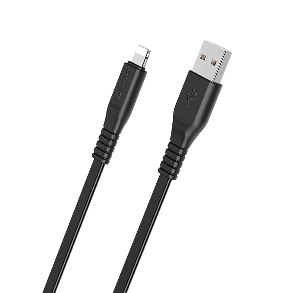 Кабель Lightning Borofone BX23 Wide Black