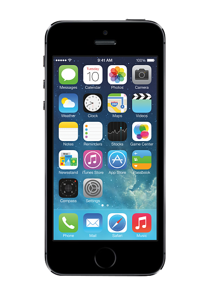 Apple iPhone 5S 16Gb Space Grey восстановленный (FF352RU/A)