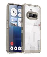 Чехол для Nothing Phone 3a Caseport, двухкомпонентный прозрачный с боковыми рамками, серый Чехол для Nothing Phone 3a Caseport, двухкомпонентный прозрачный с боковыми рамками, серый