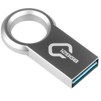 USB-накопитель Qumo Ring USB 3.0 128GB Metallic