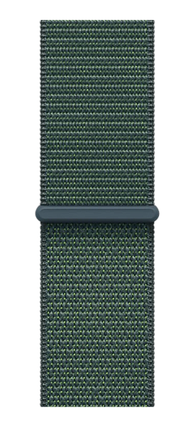 Apple Watch SE (2024) GPS 40mm Aluminum Case with Starlight/Lake Green Sport Loop (MXEH3)