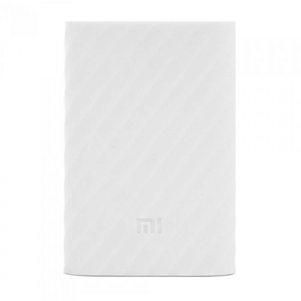 Чехол для Xiaomi Power Bank 10000 mAh силиконовый белый