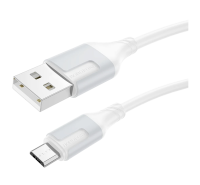 Кабель BOROFONE BX101 Creator USB to MicroUSB 2.4A, 1m белый