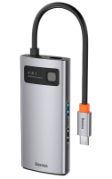Хаб Baseus Gleam Series 4-in-1 Multifunctional Type-C  (CAHUB-CY0G)