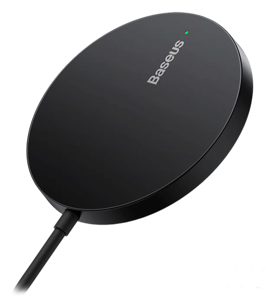 Беспроводная зарядка Baseus Simple Mini3 Magnetic Wireless Charger 15W черный