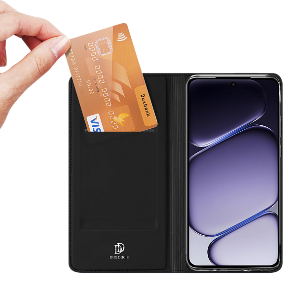 Чехол книжка для OnePlus Nord CE6 Lite, Dux Ducis, серия Skin Pro Series, черный